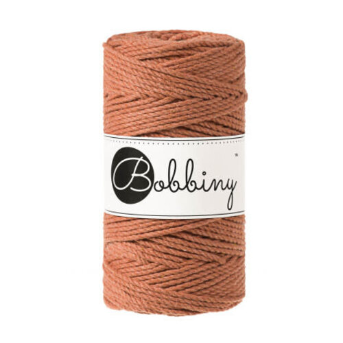 BOBBINY Macrame 3mm – Terracotta - ropes 3PLY