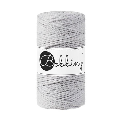 BOBBINY Macrame 3mm – Light Grey - ropes 3PLY