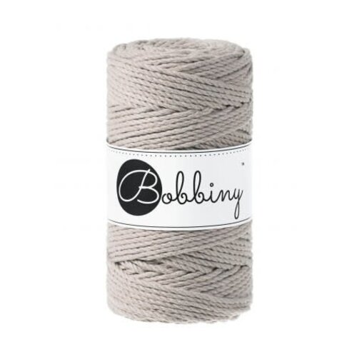 BOBBINY Macrame 3mm – Pearl - ropes 3PLY