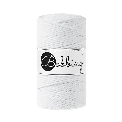 BOBBINY Macrame 3mm – White - ropes 3PLY