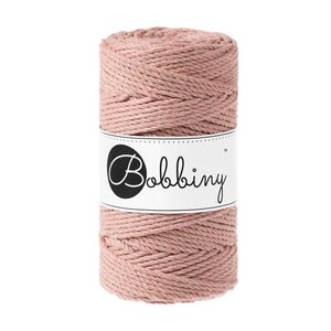 BOBBINY Macrame 3mm – Blush - ropes 3PLY