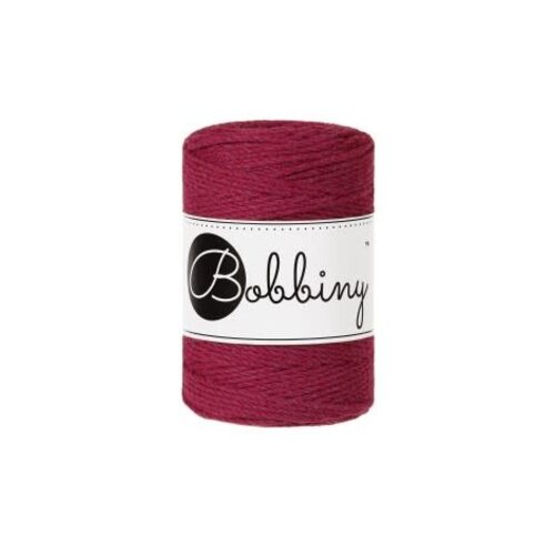 BOBBINY Macrame 1,5mm – Wine Red - ropes 3PLY