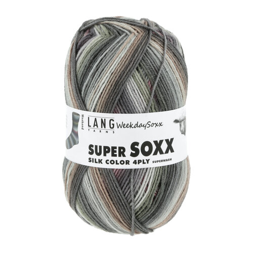 LANG YARNS LY - SUPER SOXX Silk color