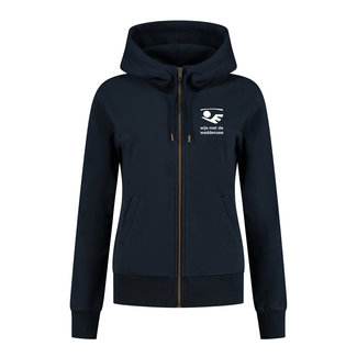 Wijs met de Waddenzee Dames Wijs met de Waddenzee Vest - Blauw