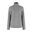 Blue LOOP Originals Essential Cable Sweater - Light Grey