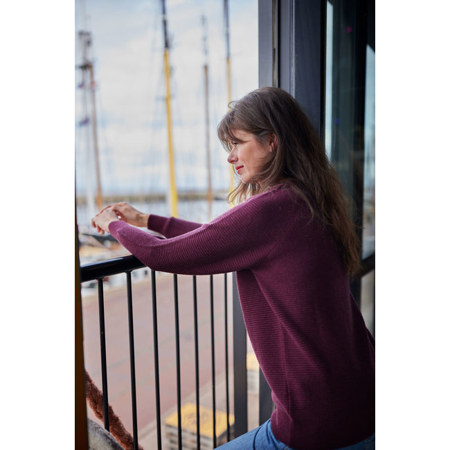 Woolcel Pullover - Wine
