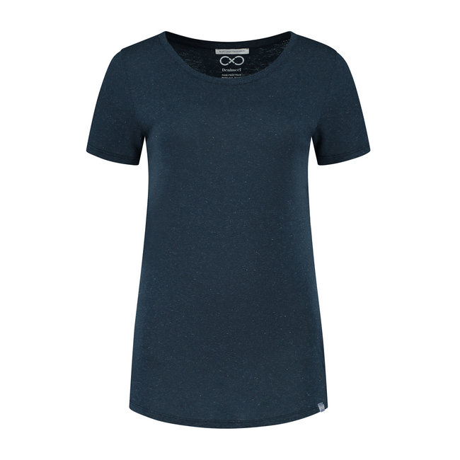 Denimcel Melange T-shirt - Dress Blue