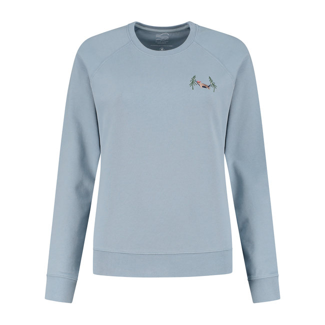 Blue Fleece Bear Sweater - Light Blue