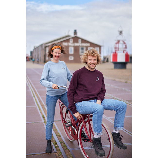 Blue Fleece Bear Sweater - Light Blue