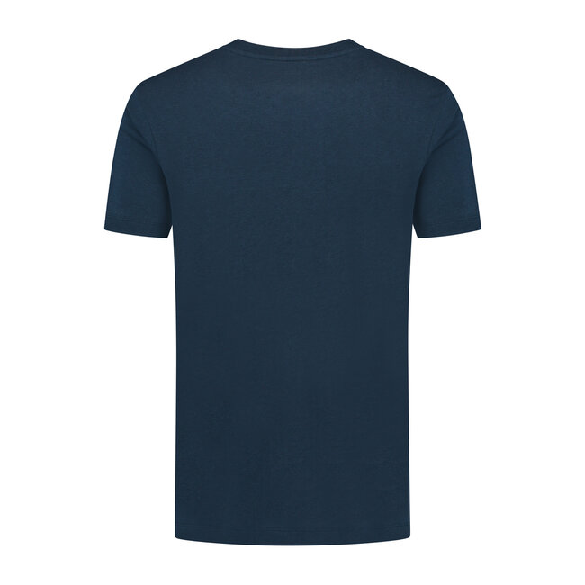 Heren Wijs T-shirt - Donkerblauw