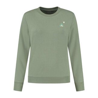Blue LOOP Originals Blue Fleece Tent Sweater - Sea Spray Green