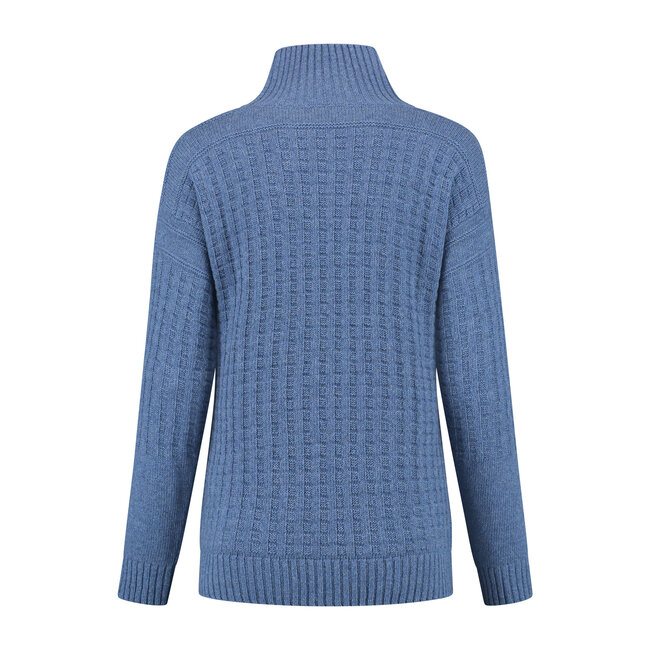 Breskens Crewe Sweater - Sky Blue