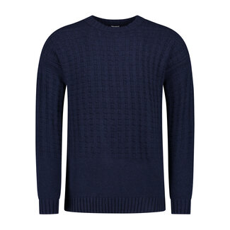 Blue LOOP Originals Breskens Crewe Sweater - Navy