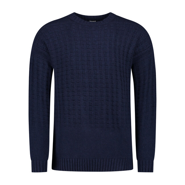 Breskens Crewe Sweater - Navy