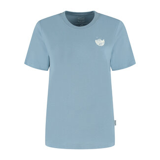 Blue LOOP Originals Refibra Seascape T-shirt - Blue Shadow