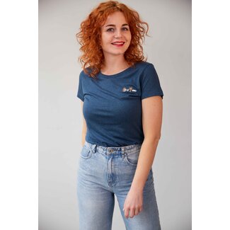 Blue LOOP Originals Denimcel Summer Magic T-shirt - Indigo