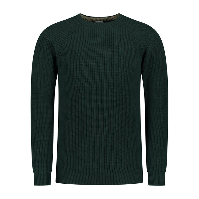 Essential Crewe Sweater - Dark Green