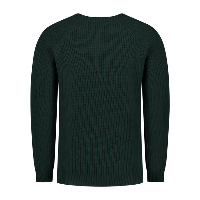 Essential Crewe Sweater - Dark Green