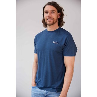 Blue LOOP Originals Denimcel Beach Vibes T-shirt - Indigo
