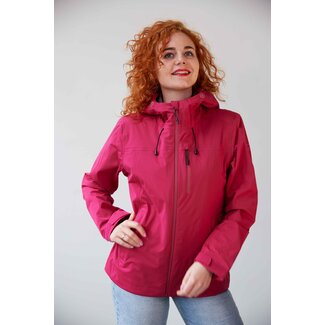 Virga Shell Rainjacket - Berry