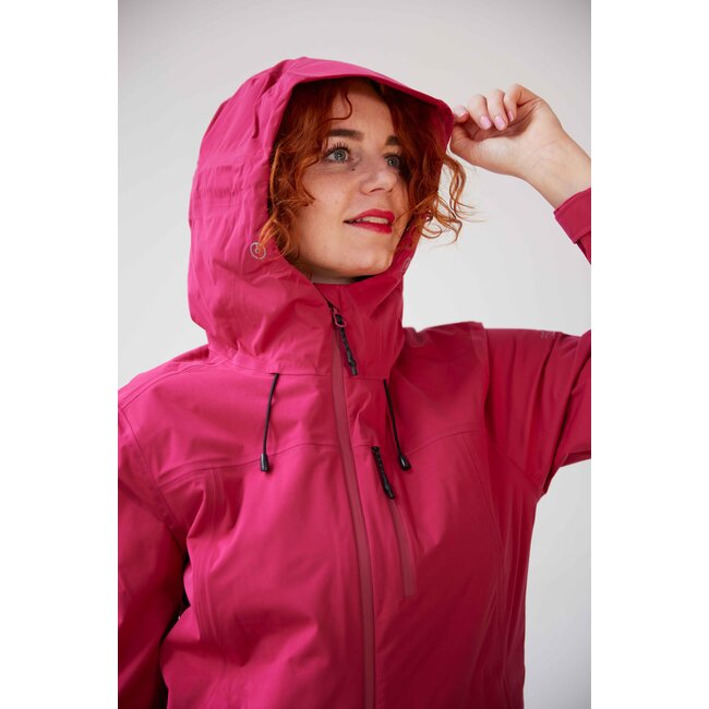 Virga Shell Rainjacket - Berry