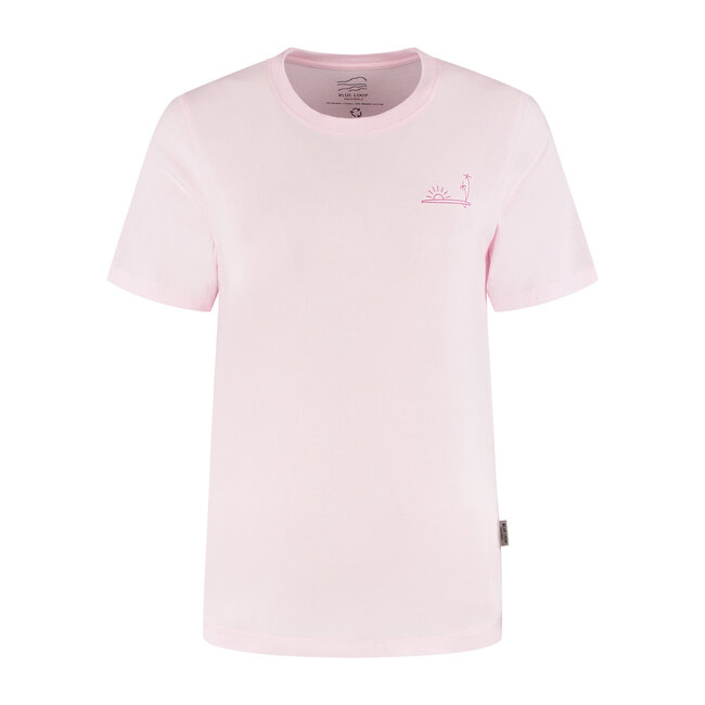 Refibra Palmsurf T-shirt - Pink Tulle