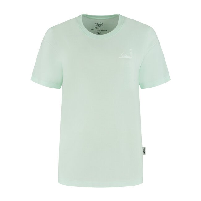Refibra Palmsurf T-shirt - Bleached Aqua