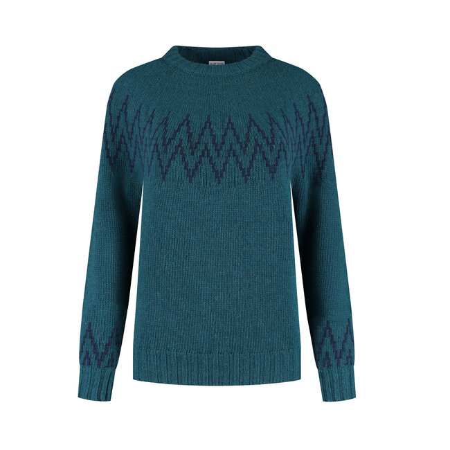 Nordic Sweater - Petrol/Navy