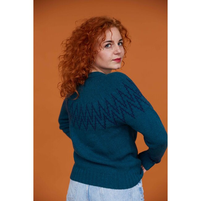 Nordic Sweater - Petrol/Navy