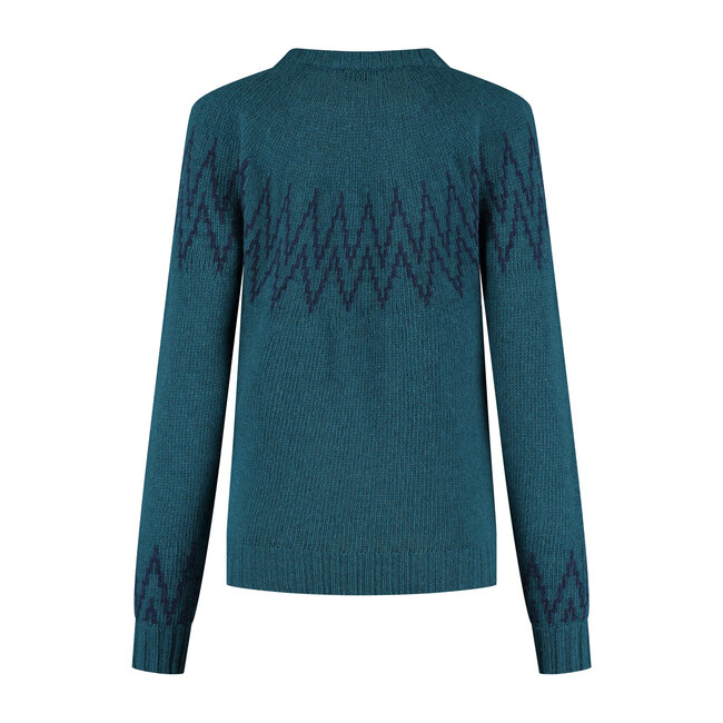 Nordic Sweater - Petrol/Navy