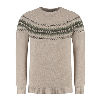 Blue LOOP Originals Nordic Sweater - Beige