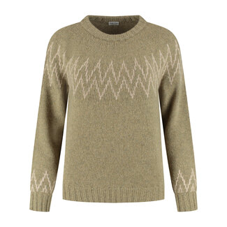 Blue LOOP Originals Nordic Sweater - Light Green /Beige