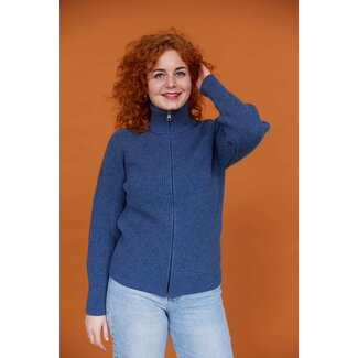 Blue LOOP Originals Essential Nautic Cardigan - Sea Blue