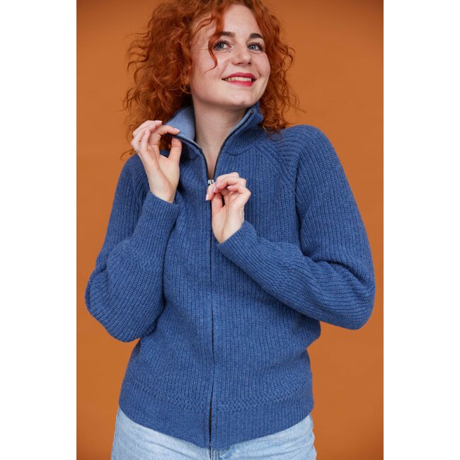Essential Nautic Cardigan - Sea Blue