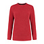 Essential Crewe Sweater - Fiery Red
