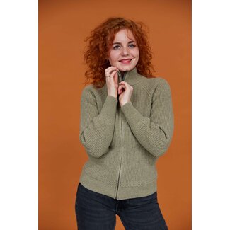 Blue LOOP Originals Essential Nautic Cardigan - Light Green