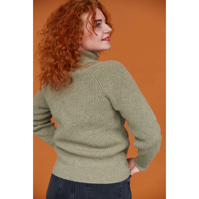 Essential Nautic Cardigan - Light Green