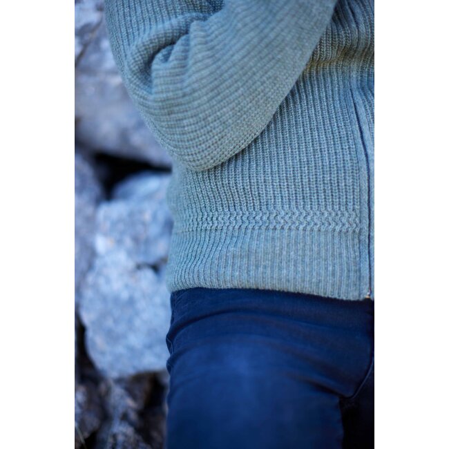 Essential Nautic Cardigan - Light Green