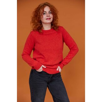 Blue LOOP Originals Ritorti Sweater - Red