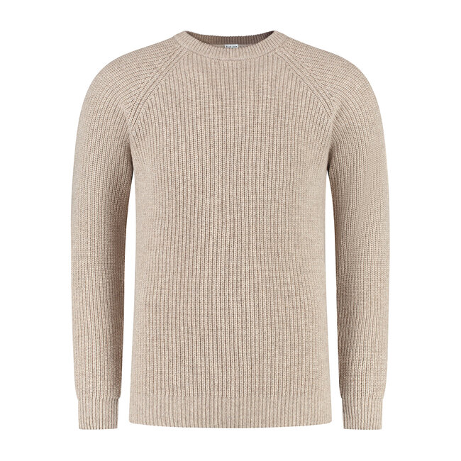 Essential Crewe Sweater - Beige