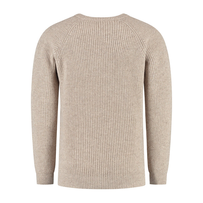 Essential Crewe Sweater - Beige