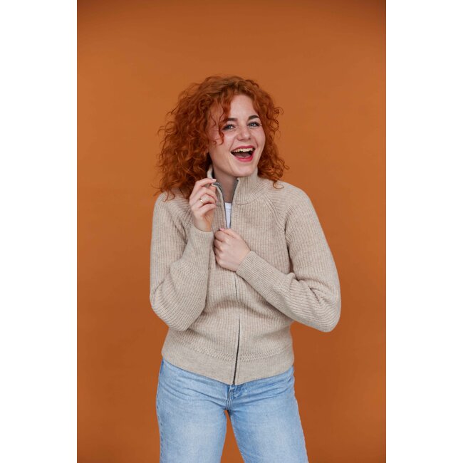 Essential Nautic Cardigan - Light Beige