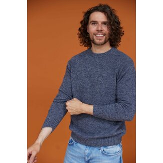 Blue LOOP Originals Ritorti Sweater - Blue Melange