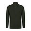 Essential Half Zip Sweater - Deep Green Melange