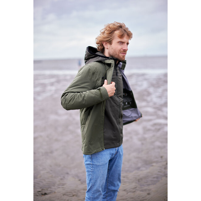 Virga Shell Rainjacket - Botanic Green