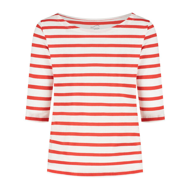 SaXcell Stripe Longsleeve - White / Red