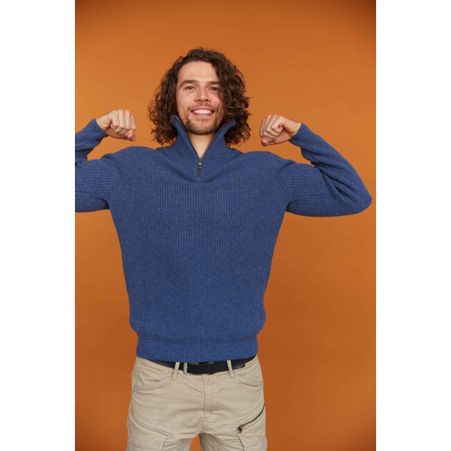 Essential Nautic Sweater - Sea Blue
