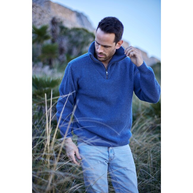 Essential Nautic Sweater - Sea Blue