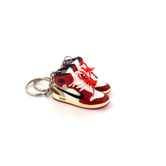 Jordan 1 Retro Off-White Chicago (veters wit) - Minisneakerz.nl
