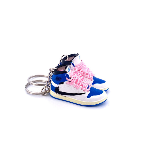 Jordan 1 Fragment x Travis Scott (veters roze) - Minisneakerz.nl